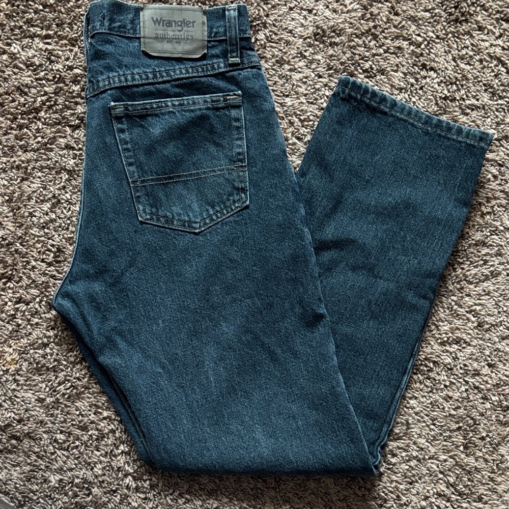 Wrangler Men's Dark Blue Relaxed Jeans 30x30